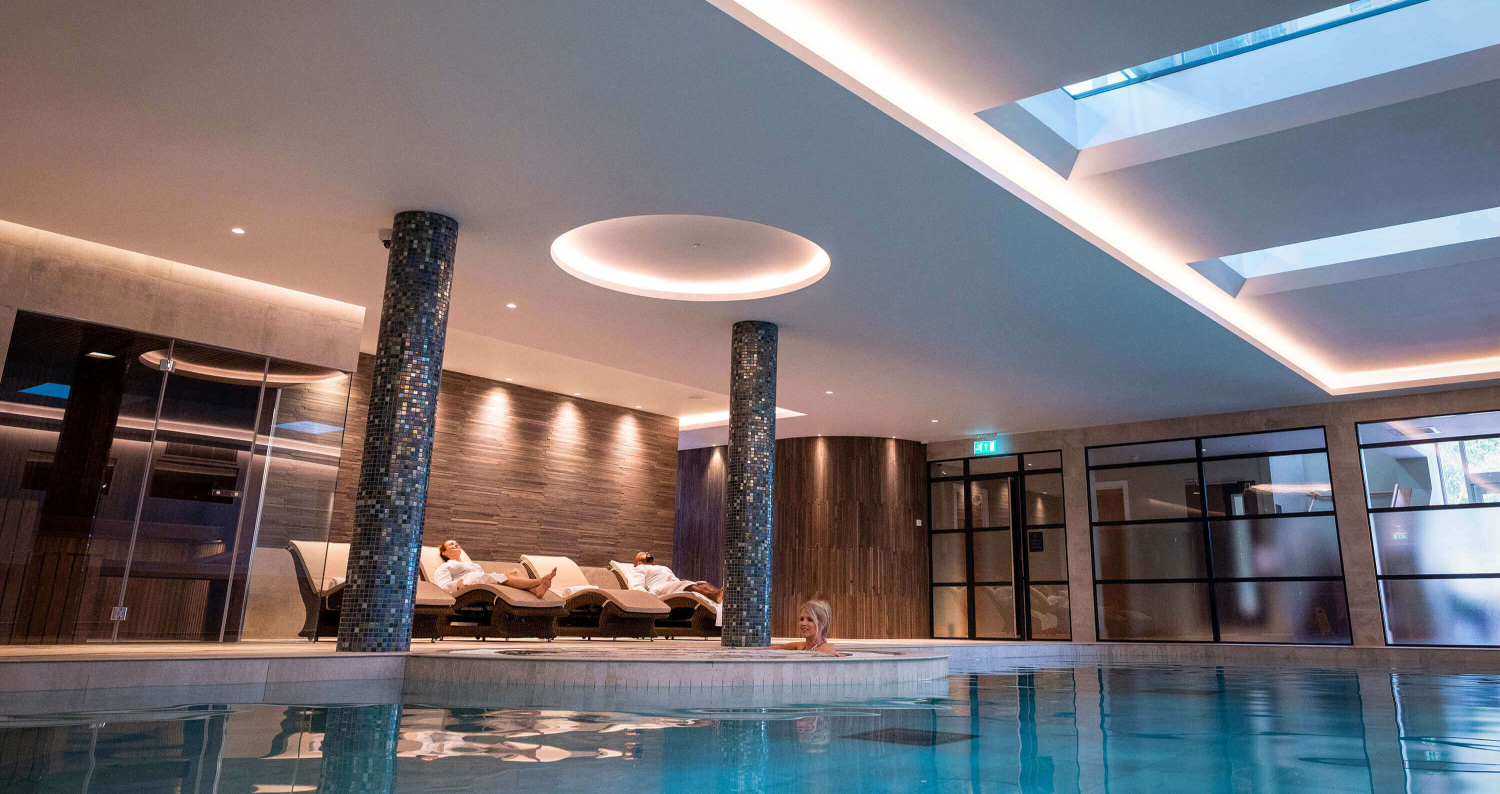 Beautiful Spa in Tunbridge Wells, Kent. Treat yourself to ultimate relaxation and relief from all stress. Swim lengths in the tranquil heated pool, detox in the sauna and steam room. Massage treatments available.